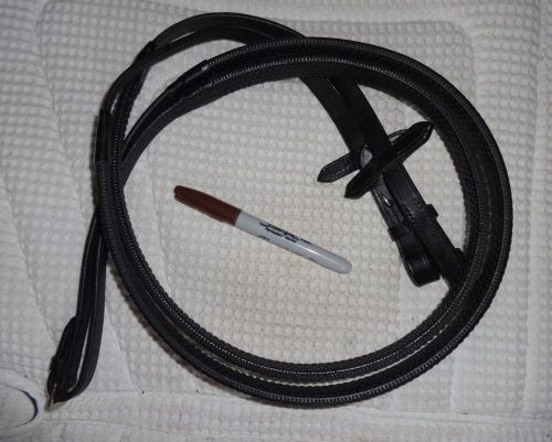 Sharpie permanent brown fine point marker &amp; eventing/english black reins lot-new for sale