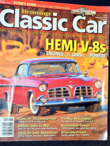 Hemmings Classic Car February 2006 #17 HEMI V-8s / 58 Pontiac Bonneville