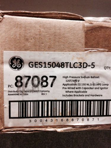 GE 87087 Ges15048TLC3D-5 150W S55 High Pressure Sodium Ballast Kit HPS Lamp