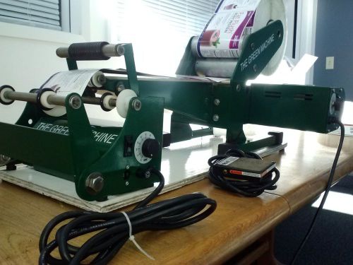 Label applicator - perl green machine for sale