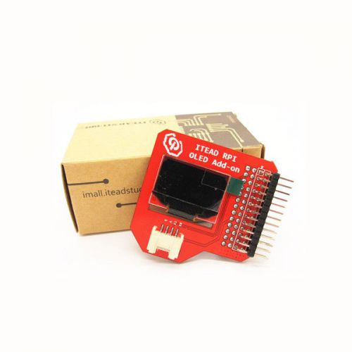 New 0.96&#034; 128*64 OLED Add-on Screen Display Stackable for Raspberry Pi