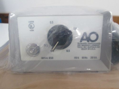 A O Scientific Instruments model 650-LAMP POWER SUPPLY