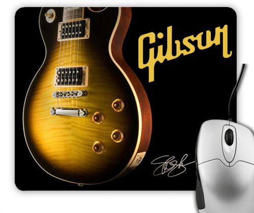 New Gibson Guitar Music Logo Mouse Pad Mat Mousepad Hot Gift Game