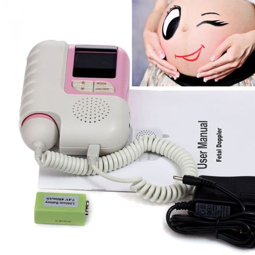 Fetal Doppler 2MHz with LCD Display &amp; Rechargeable Batteries