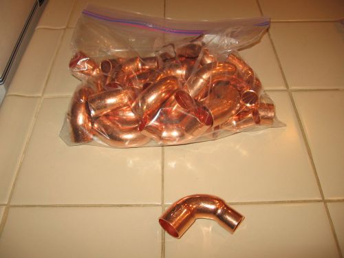 3/4 x 1/2 copper 90 plumbing fitting