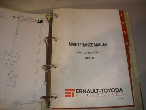 Toyoda HES 52 CNC Lathe Maintenance Manual