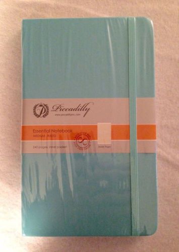 4 Piccadilly Blue 240 Page 8.5&#034; by 5&#034; Ruled Notebooks Brand New