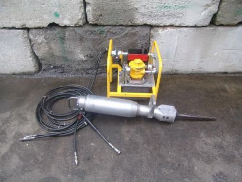 Elco darda hydraulic rock / concrete c-12 splitter  pneumatic pump great shape for sale