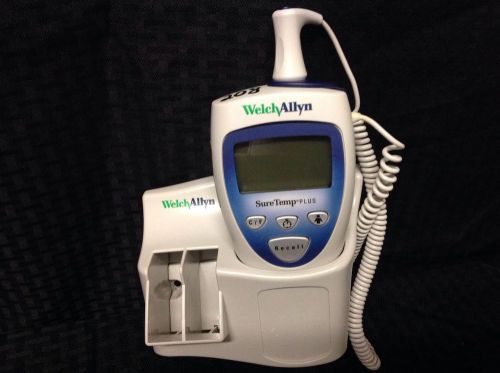 Welch allyn suretemp plus 692 thermometer with wall mount for sale