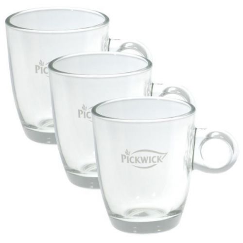 Pickwick Tea Glass Cup, Small, 200 ml, Pack of 3