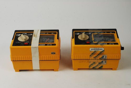 Lot of 2 Biddle Megger 212159 / 212559 Insulation Tester AS IS