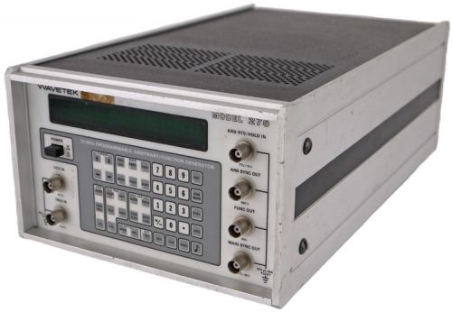 Wavetek 275 10mHz-12MHz Programmable Arbitrary/Function Generator POWERS ON