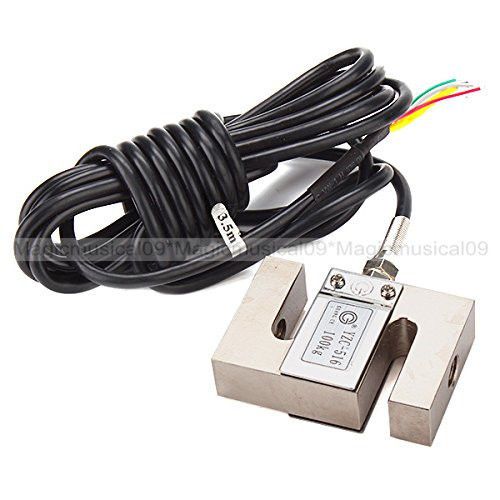 Beam Load Cell Scale Sensor S Type Weighting Sensor 100kg with Black Cable