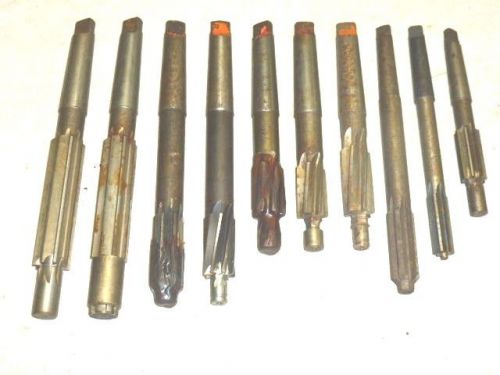 LOT of (10) MORSE ATM ASSORTED COUNTERBORE REAMERS, .6835&#034; to 1.1240&#034; Diameters