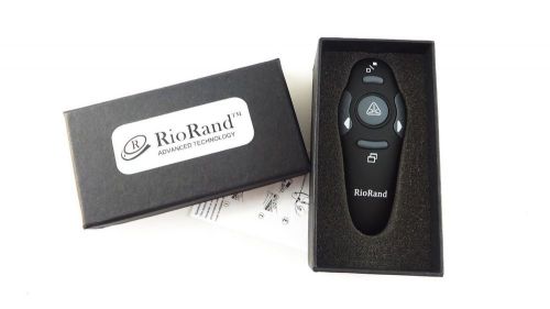 Riorand laser pointer remote control wireless presenter for windows &amp; mac for sale