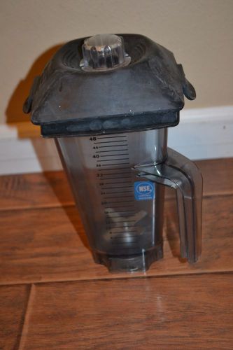 Used NSF Blending station pitcher..48 oz. with lid..can fit  Model VM0115A