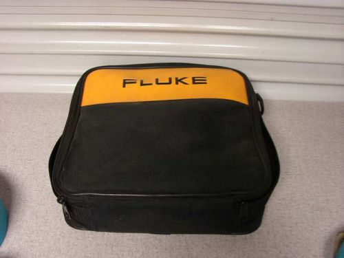 Fluke padded meter case good condition 9&#034; x 9&#034; x 2-1/2&#034;