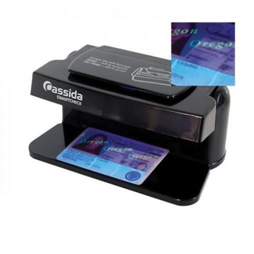 Cassida SmartCheck Dual UV Counterfeit Detector Exclusive Swipe Technology NEW
