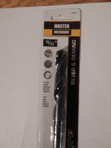 Master mechanic 19/32&#034; silver &amp; deming drill bit ( brand new ) for sale