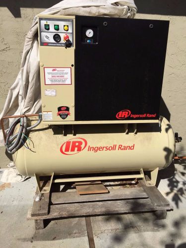 Ingersoll-rand electric up6-7tas-125/240-3 rotary screw compressor, 5 hp, 3 ph for sale