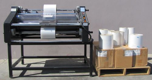 Gbc 6036-lm hot heated laminator 40” with rolls of lamination sheet for sale