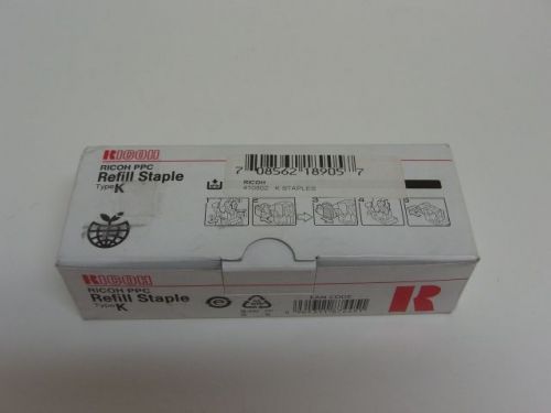 Ricoh PPC Refill Staple, Type K, #410802,  No.502R-AM, UPC 708562189057