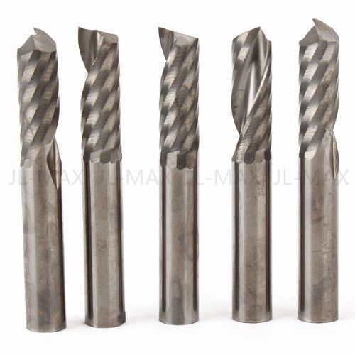 CNC Router Bits Single Flute Tools Milling Cutter 6MM(CED)X17mm(CEL) 5PCS