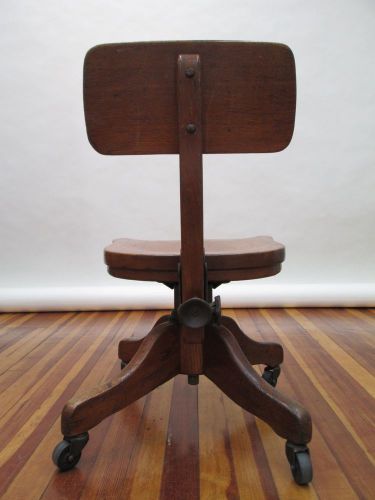 Vintage us navy office chair mission oak office chair swivel gunlocke style for sale
