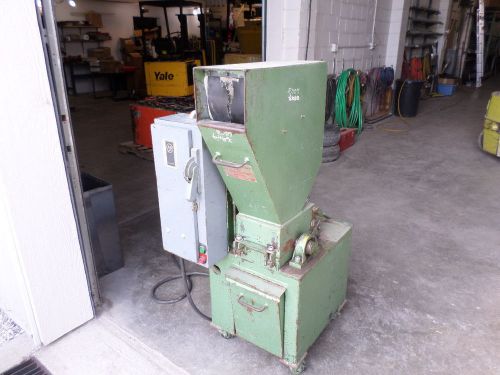 Polymer machinery 5hp granulator poly grinder  8&#034; x 7&#034; for sale