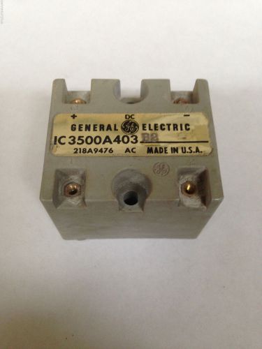 1 pc. GE Rectifier, IC3500A403B2, 480V, 6130-00-233-6197, Used
