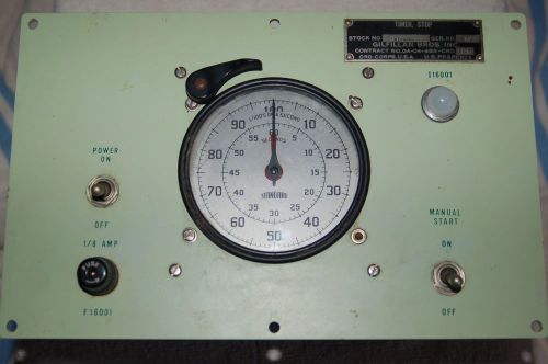 Government surplus standard electric time co gilfillan bros. timer,stop watch for sale