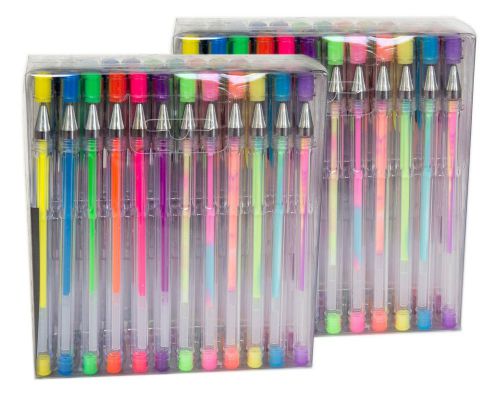 NEW LolliZ Gel Pens  96 Gel Pen Set  2 Packs of 48 pens each Free Shipping