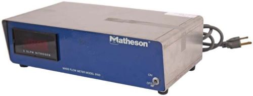 Matheson 8100 3SLPM N2 Analog to Digital Indicator Mass Flow Measurement Meter