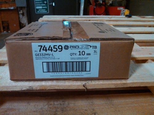 GE 74459 GE332MAX-G-L 3-lamp T8 Instant Start LF Electronic Ballast (Box of 10)