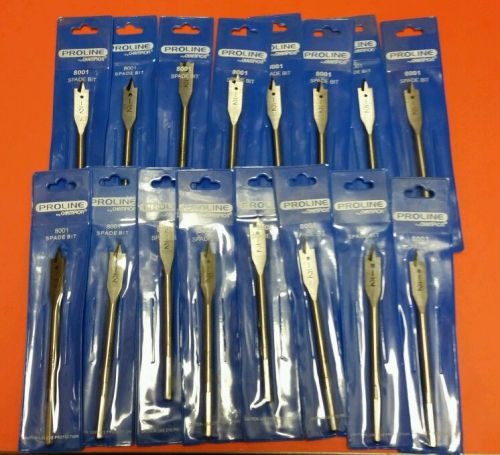 Lot of 16 Proline by Champion Spade Bits 1/2&#034; New/Old Stock