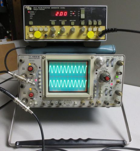 Tektronix 465B Dual Trace Oscilloscope 100 MHz