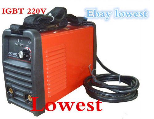 HIGH QUANLITY IGBT WELDING MACHINE ZX7-220 220V ONLY MACHINE LOWEST PRICE ONLY