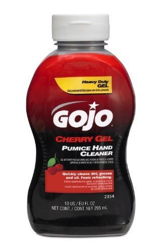 GOJO 2354-08 10 Oz. Cherry Gel Pumice Hand Cleaner (Pack of 8)