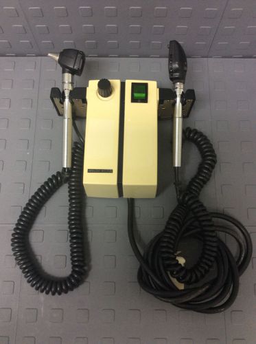 Welch Allyn 74710 Transformer Otoscope Ophthalmoscope + Heads Diagnostic