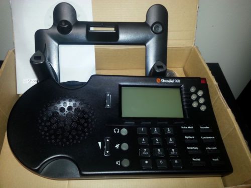 ShoreTel IP560 Black VoIP Phone EXCELLENT Condition