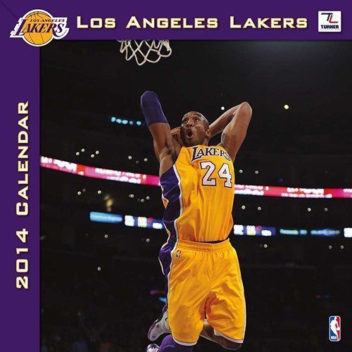 Turner - Perfect Timing 2014 Los Angeles Lakers Team Wall Calendar  12 x 12 Inch