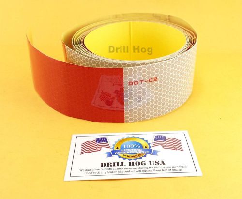 10&#039; Trailer Conspicuity Tape Safety Reflective Tape Semi Truck Trailer Big Rig