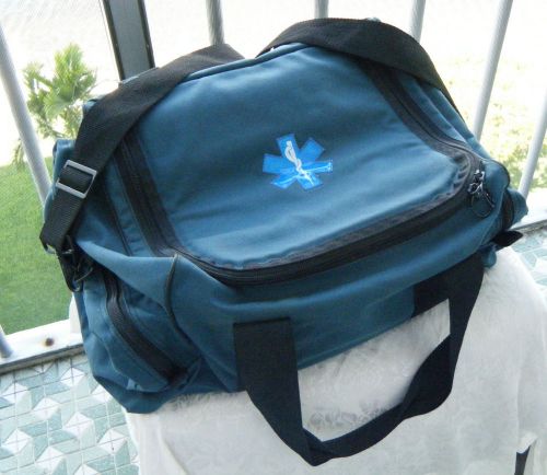 Medical Rescue Response Bag MOORE Color Blue Maxi Size 20&#034; x 12 1/2&#034; x 9&#034;