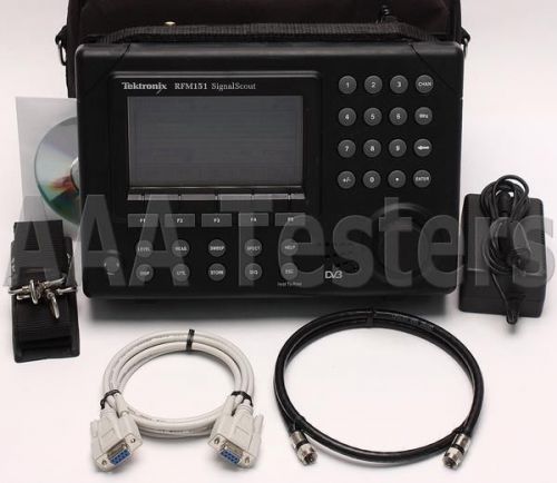 Tektronix RFM151 SignalScout Signal CATV Meter DV3 RFM 151