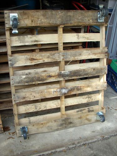 Hardwood pallet dolly 42 x 48 1000 lb. capacity for sale