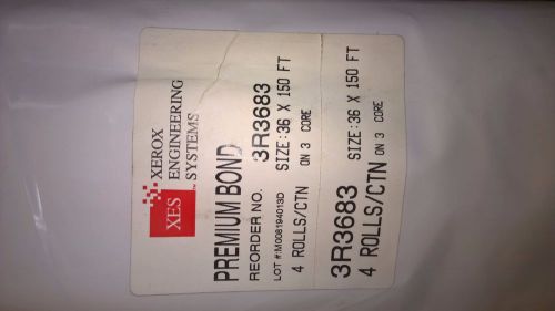 XEROX  &#034;PREMIUM BOND&#034; 3R3683, 36&#034; X 150&#039; 20#,94  ON 3&#034; CORE, 4  TO THE CARTON,