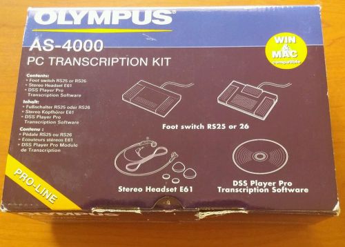 Olympus AS 4000 PC Transcription Kit