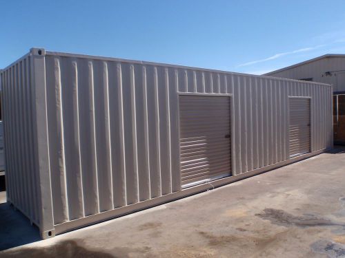 Portable Shipping Container Conex Storage building with roll up doors
