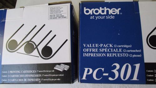 2x New Sealed Brother Value Pack (2 Cartridges per box, 2 boxes) PC-301