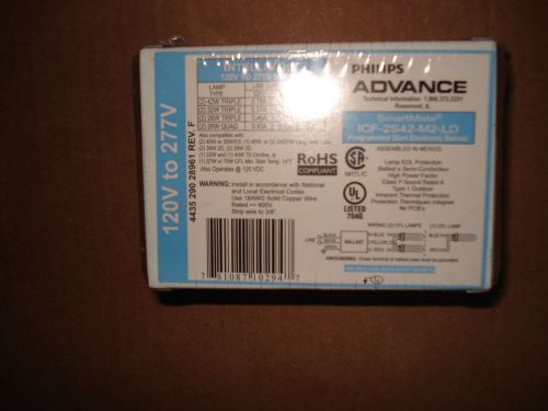 Philips Advance Ballast ICF-2S42-M2-LD. 2 42W Triple Lamps.